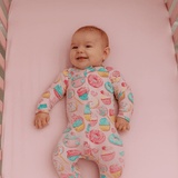 Sweet Tooth Zipper Footie Aaria Tees