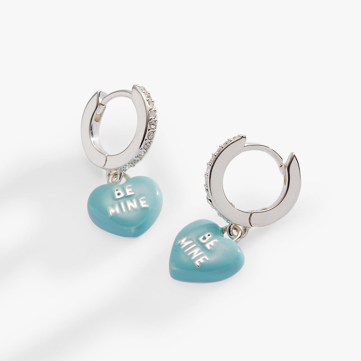Sweethearts® “Be Mine” Huggie Hoop Earrings - Aaria Tees