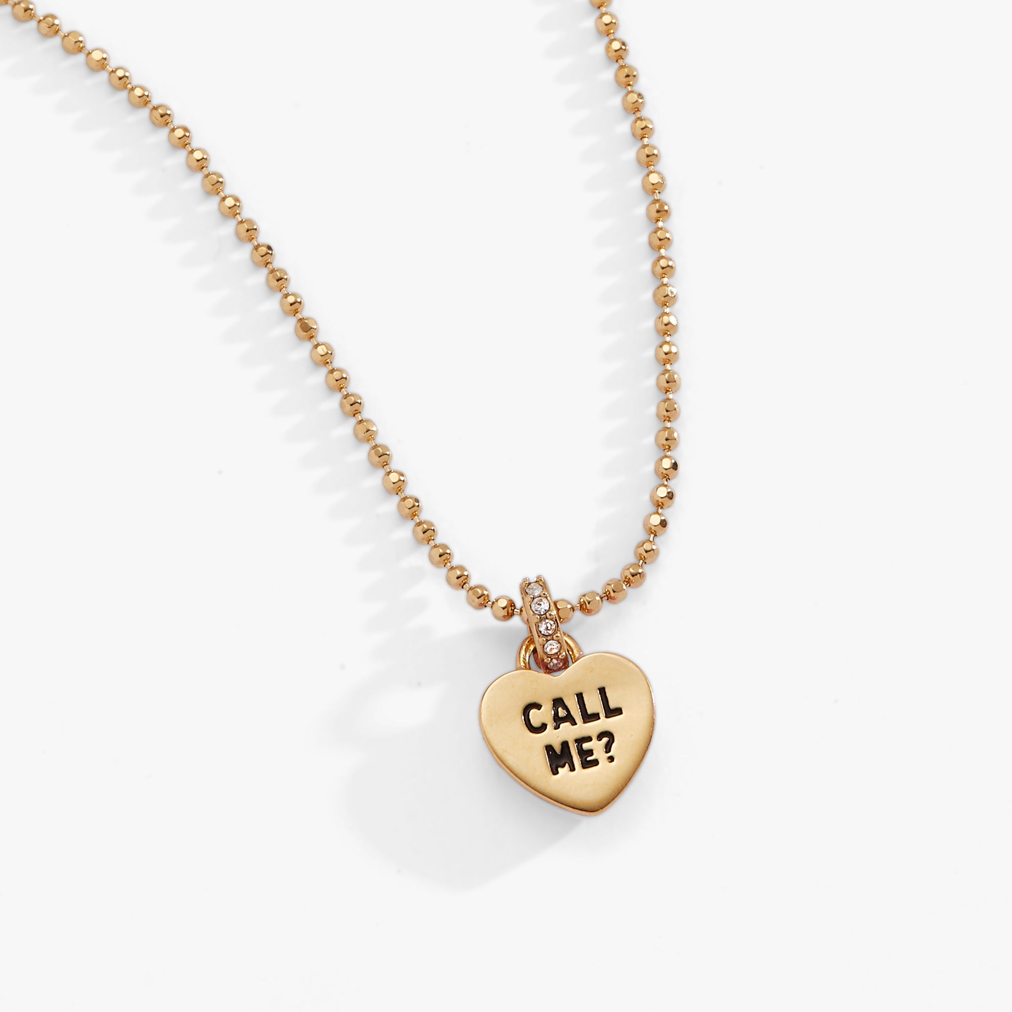 Sweethearts® 'I Luv You' Charm Necklace - Aaria Tees Aaria Tees
