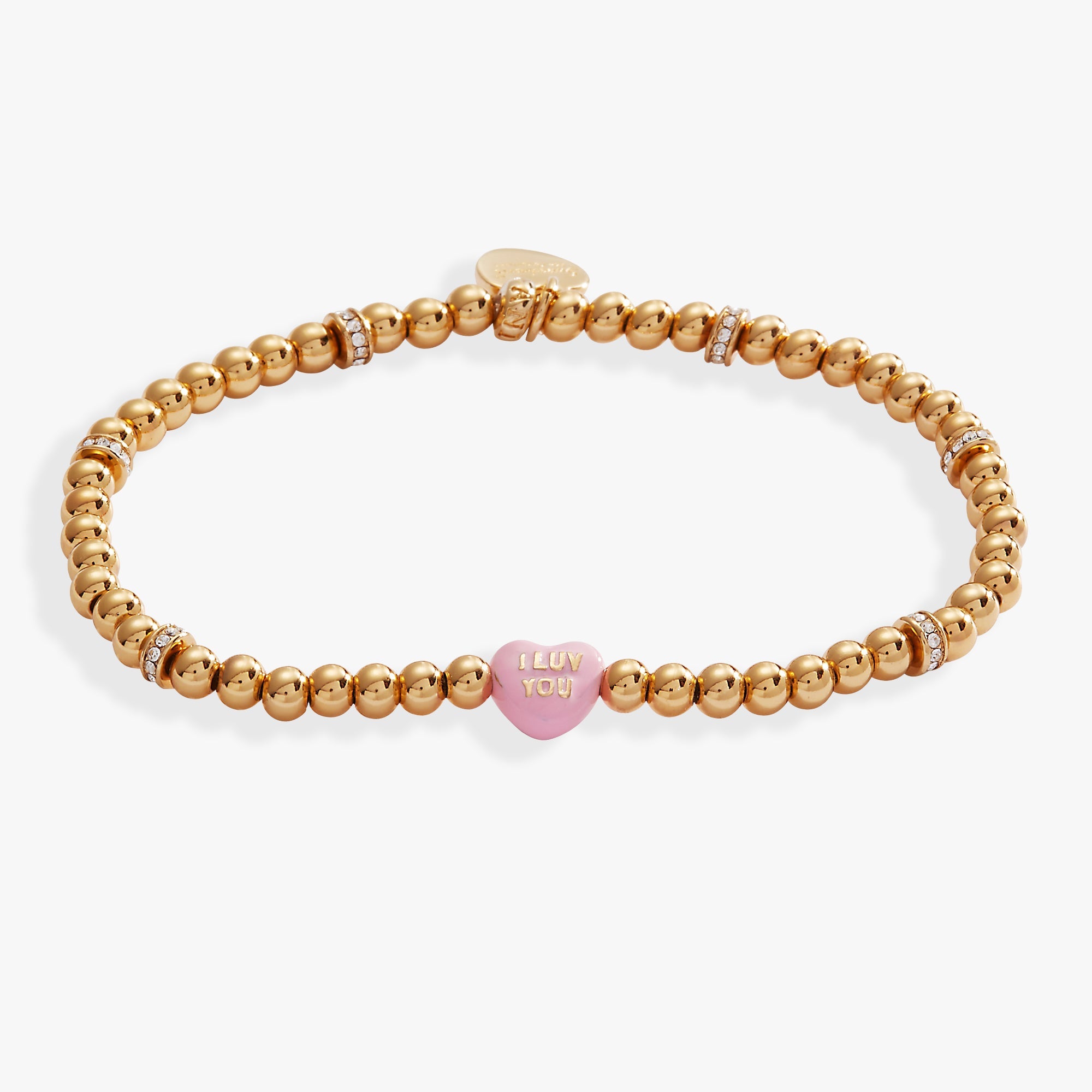 Sweethearts® 'I Luv You' Stretch Bracelet - Aaria Tees Aaria Tees