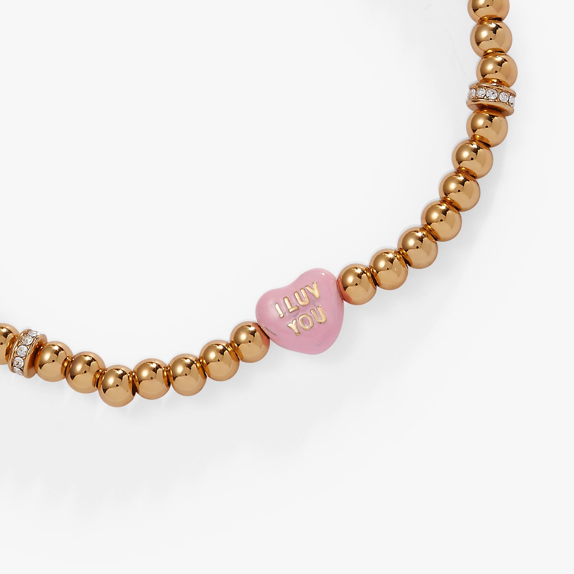 Sweethearts® 'I Luv You' Stretch Bracelet - Aaria Tees Aaria Tees
