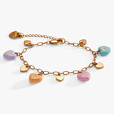 Sweethearts® Multi-Charm Bracelet - Aaria Tees Aaria Tees