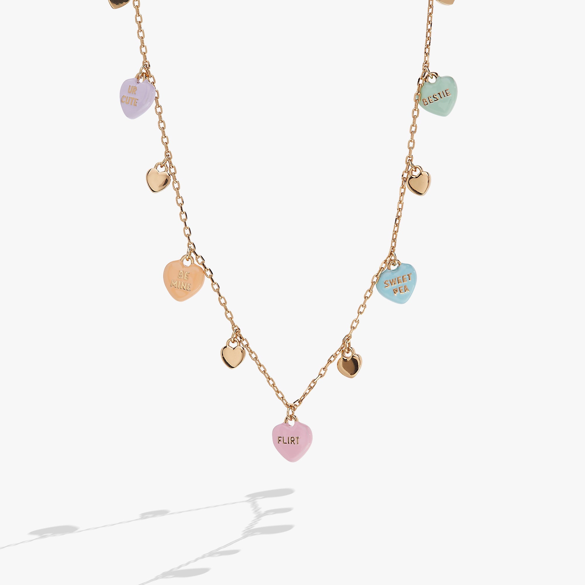 Sweethearts® Multi-Charm Necklace - Aaria Tees Aaria Tees