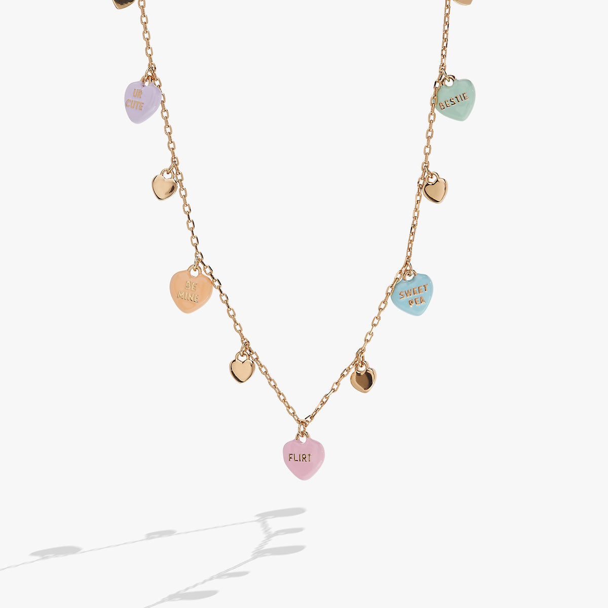 Sweethearts® Multi-Charm Necklace - Aaria Tees