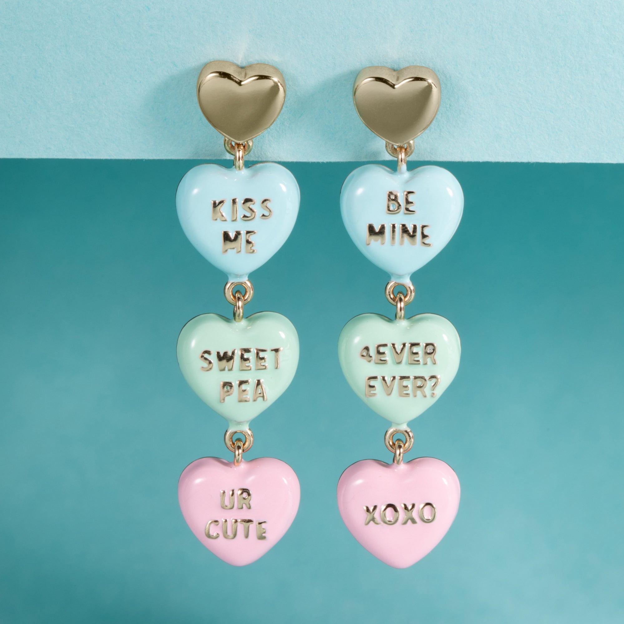 Sweethearts® Statement Drop Earrings - Aaria Tees Aaria Tees