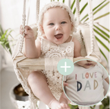 Macrame Swing & Love Dad Bodysuit Bundle - Aaria Tees Aaria Tees