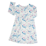 Watercolor Butterfly Swirly Girl Dress Aaria Tees
