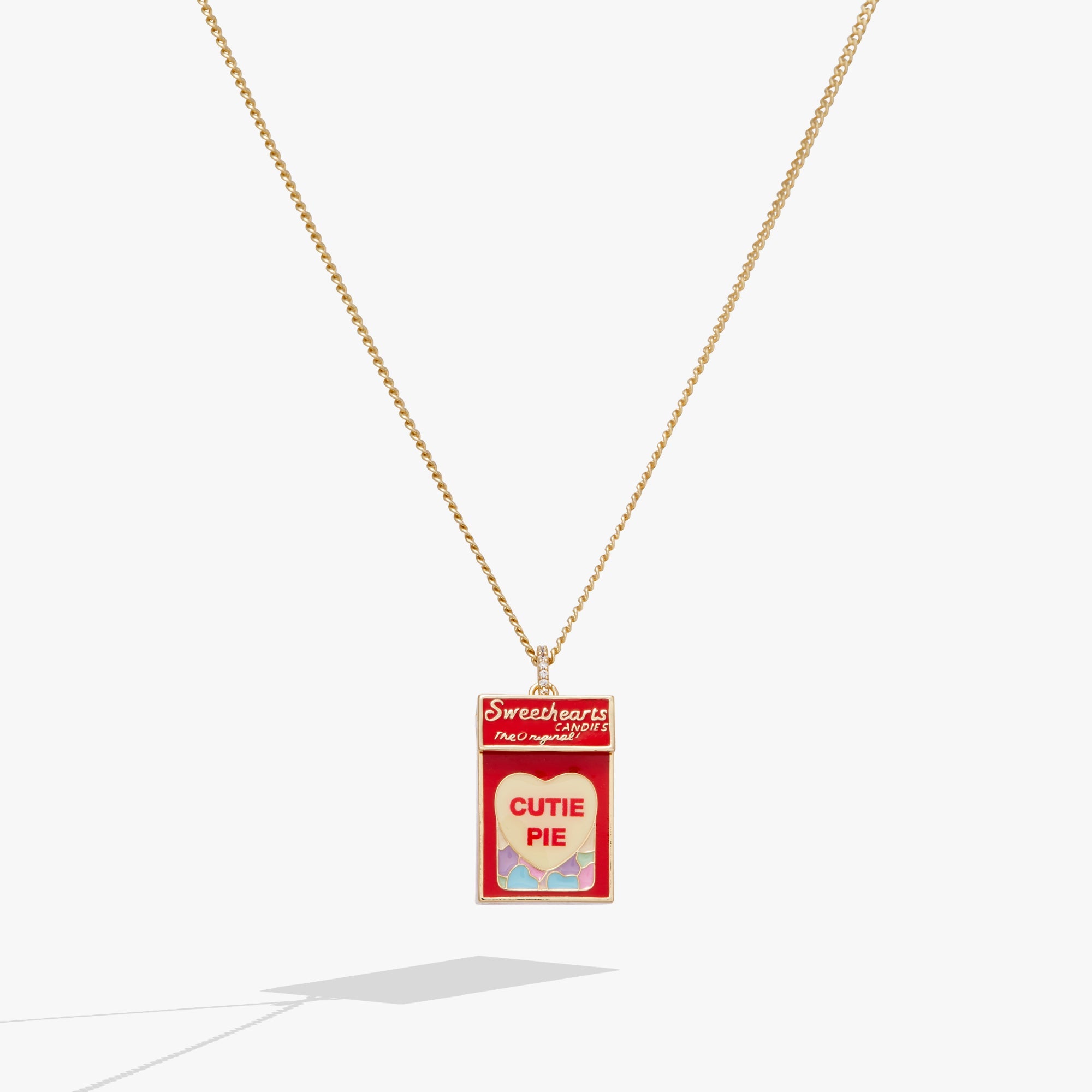 Sweethearts® Box Locket And Heart Charm Necklace - Aaria Tees Aaria Tees