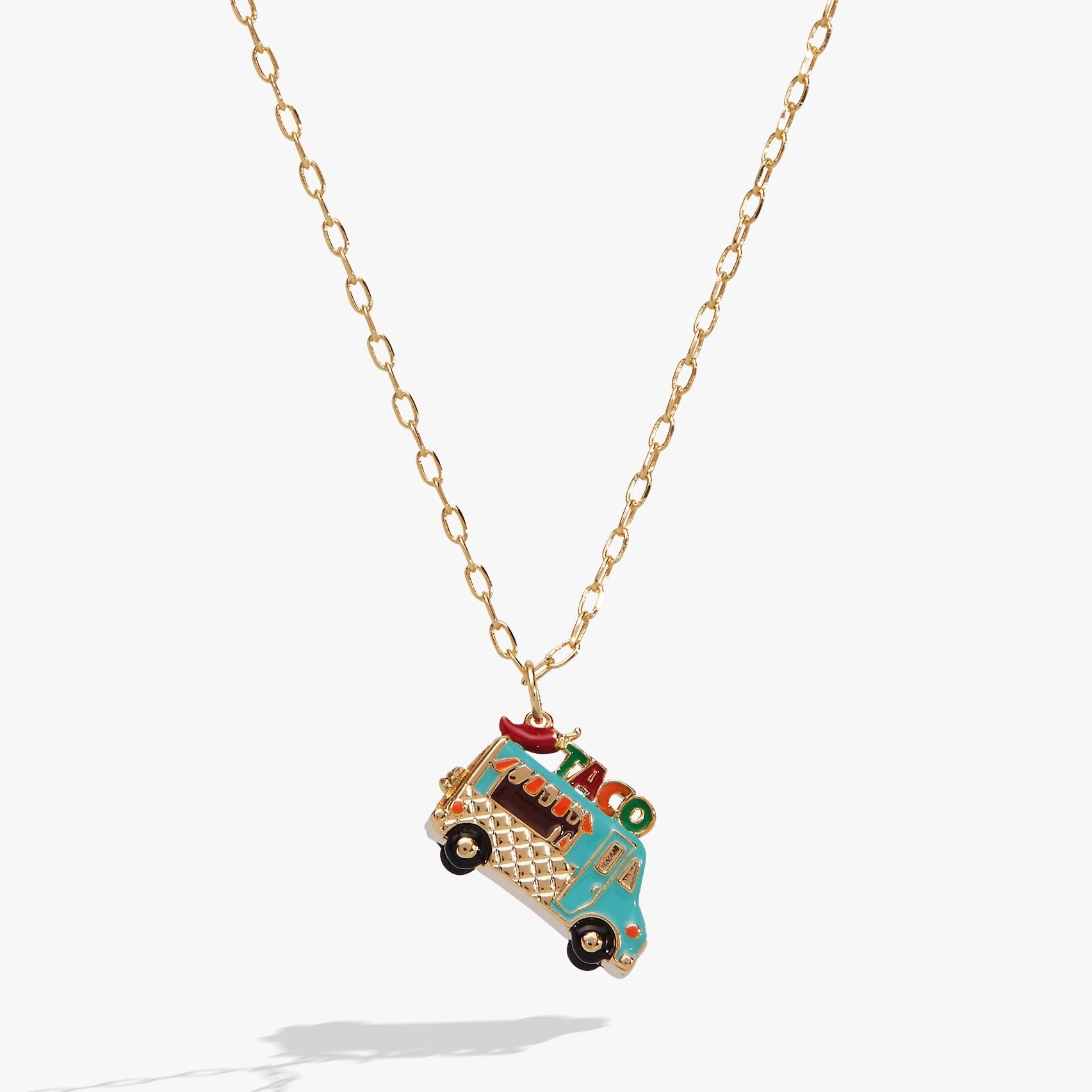 Taco Truck Locket Necklace - Aaria Tees Aaria Tees