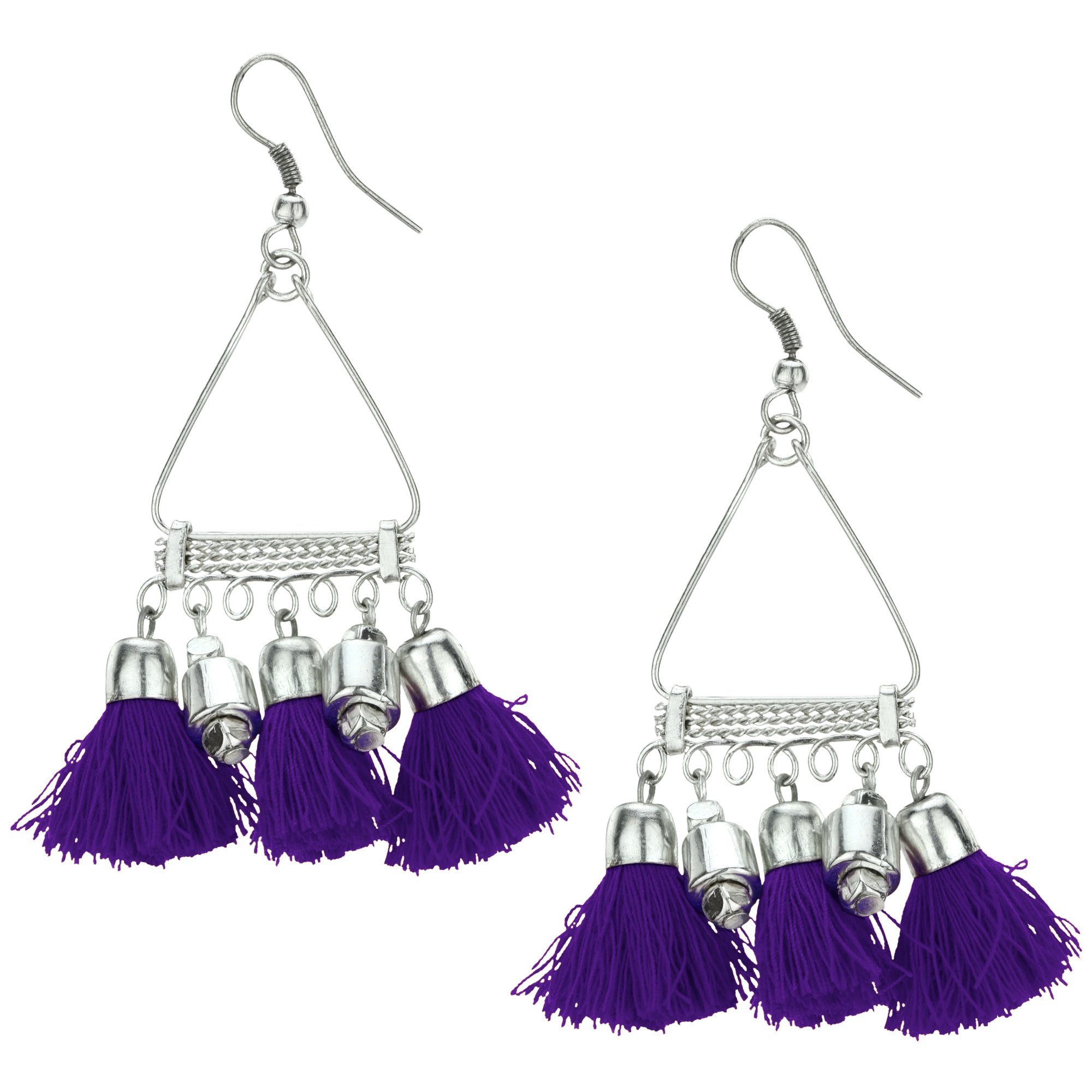 Taj Tassel Earrings - Aaria Tees Aaria Tees