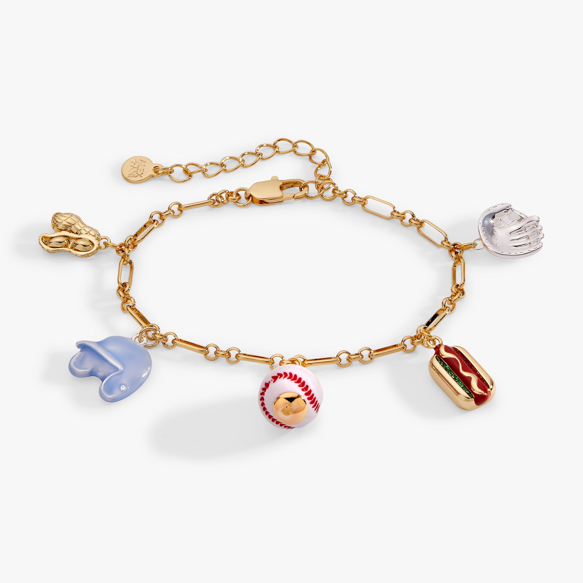 'Take Me Out to the Ballgame' Baseball Charm Bracelet - Aaria Tees Aaria Tees