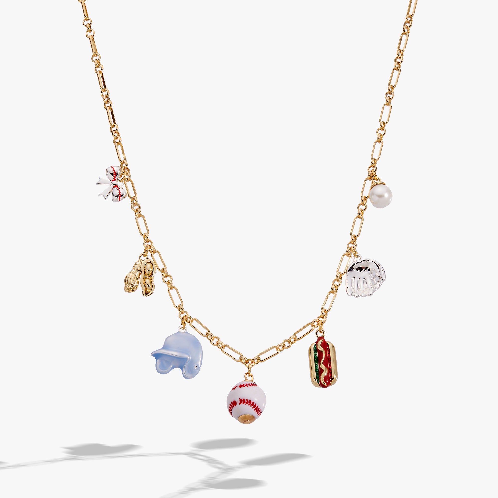 'Take Me Out to the Ballgame' Multi Charm Necklace - Aaria Tees Aaria Tees