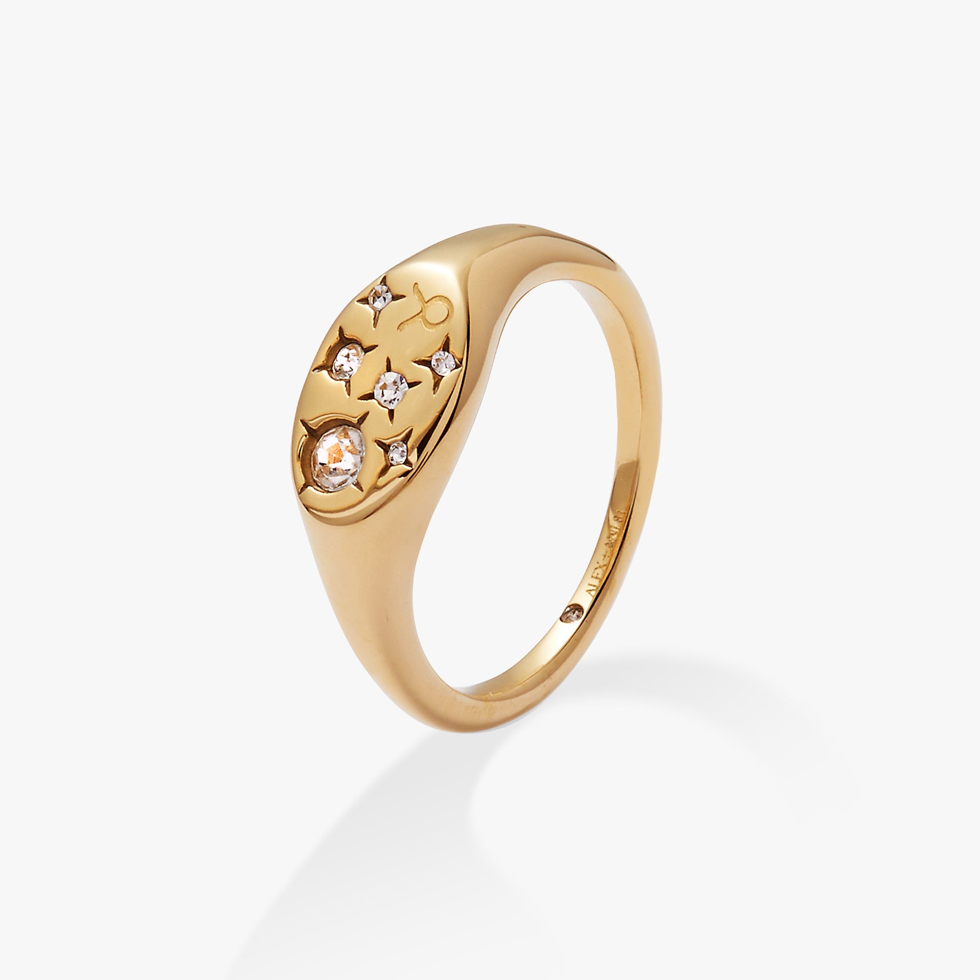 Taurus Zodiac Ring - Aaria Tees Aaria Tees