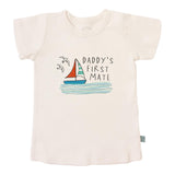 graphic tee | daddy's first mate - Aaria Tees Aaria Tees