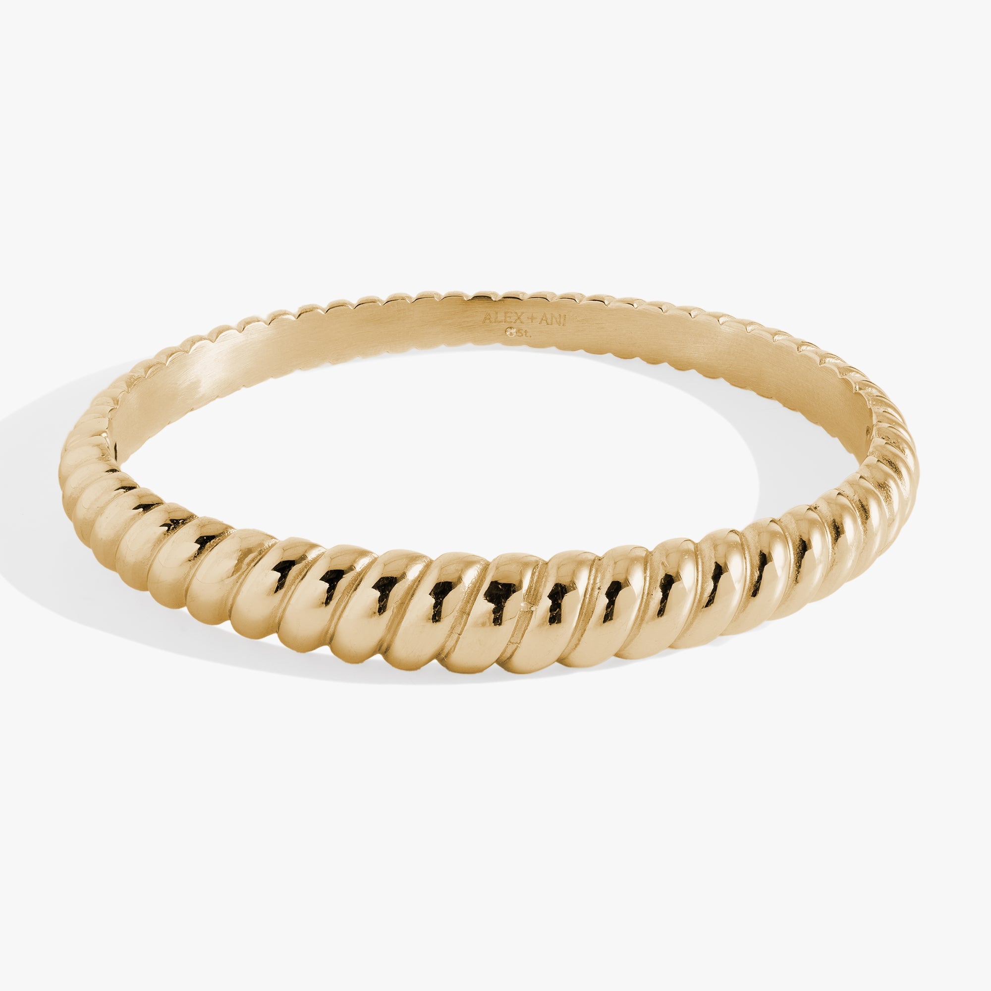 Stainless Steel Rope Textured Bangle - Aaria Tees Aaria Tees