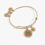 Thank You For Helping Me Bloom' Charm Bangle - Aaria Tees Aaria Tees