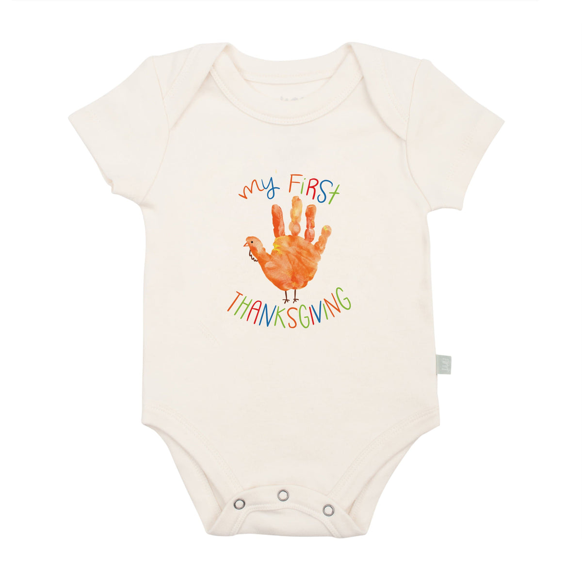 graphic bodysuit | thanksgiving hand - Aaria Tees