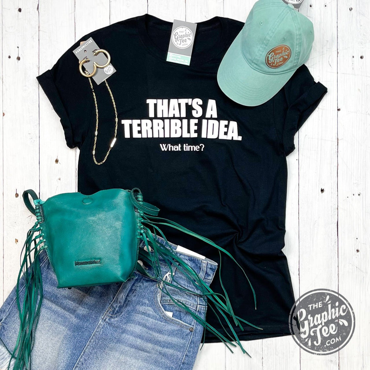 That's A Terrible Idea What Time? - Adult Tee - Aaria Tees