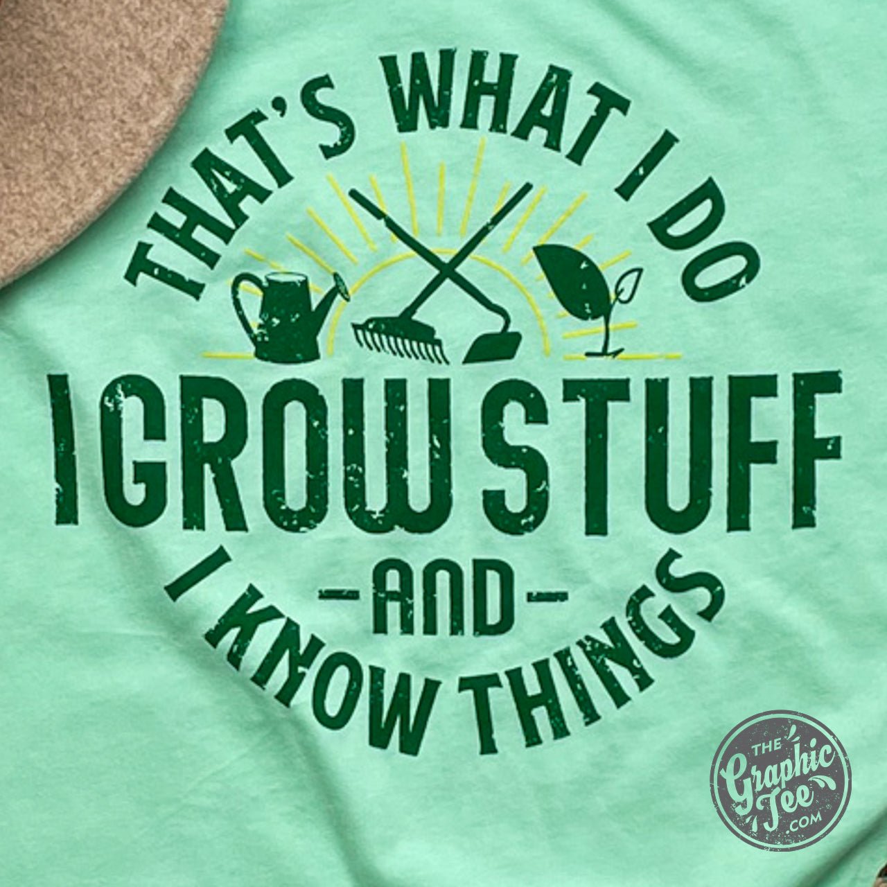 That's What I Do I Grow Stuff Short Sleeve Tee - Aaria Tees Aaria Tees