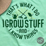 That's What I Do I Grow Stuff Short Sleeve Tee - Aaria Tees Aaria Tees