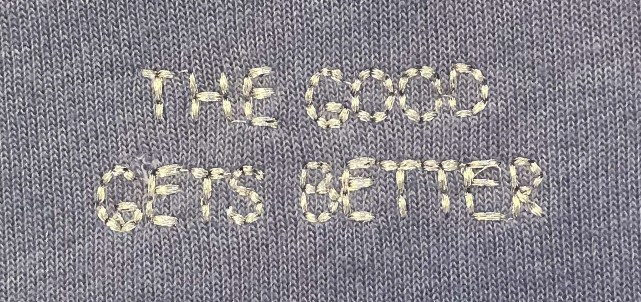 The Good Gets Better Free Spirit Sweatshirt | Grey - Aaria Tees Aaria Tees