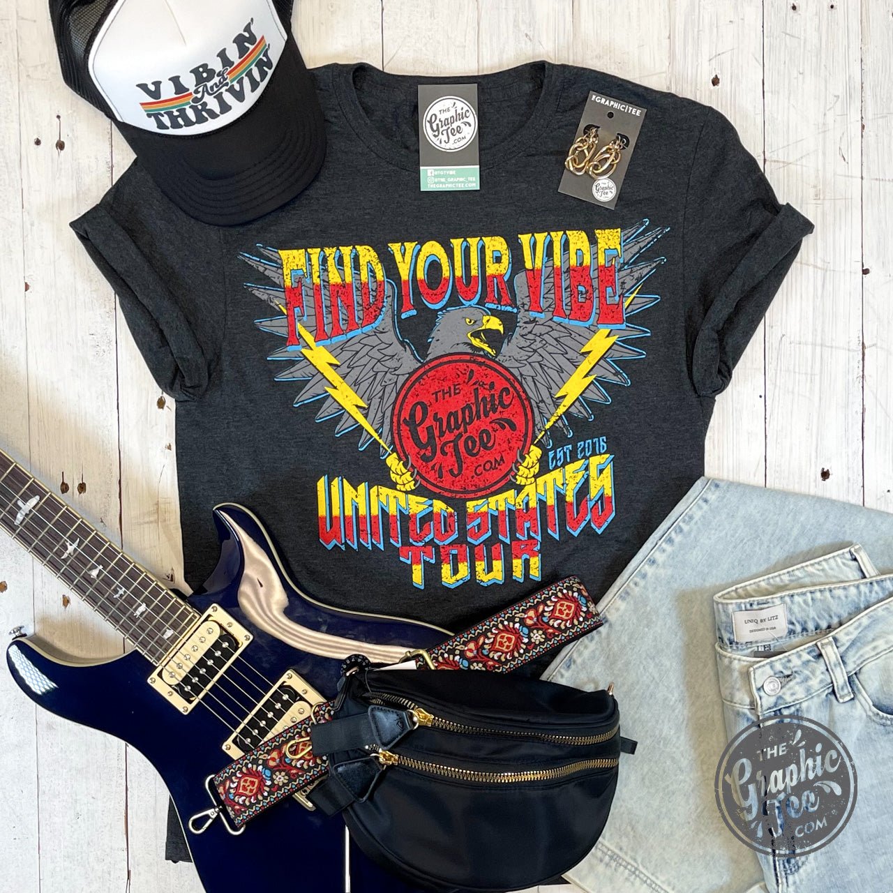 The Graphic Tee US Tour Concert Unisex Short Sleeve Tee - Aaria Tees Aaria Tees