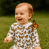 The Great Migration Zipper Footie Aaria Tees