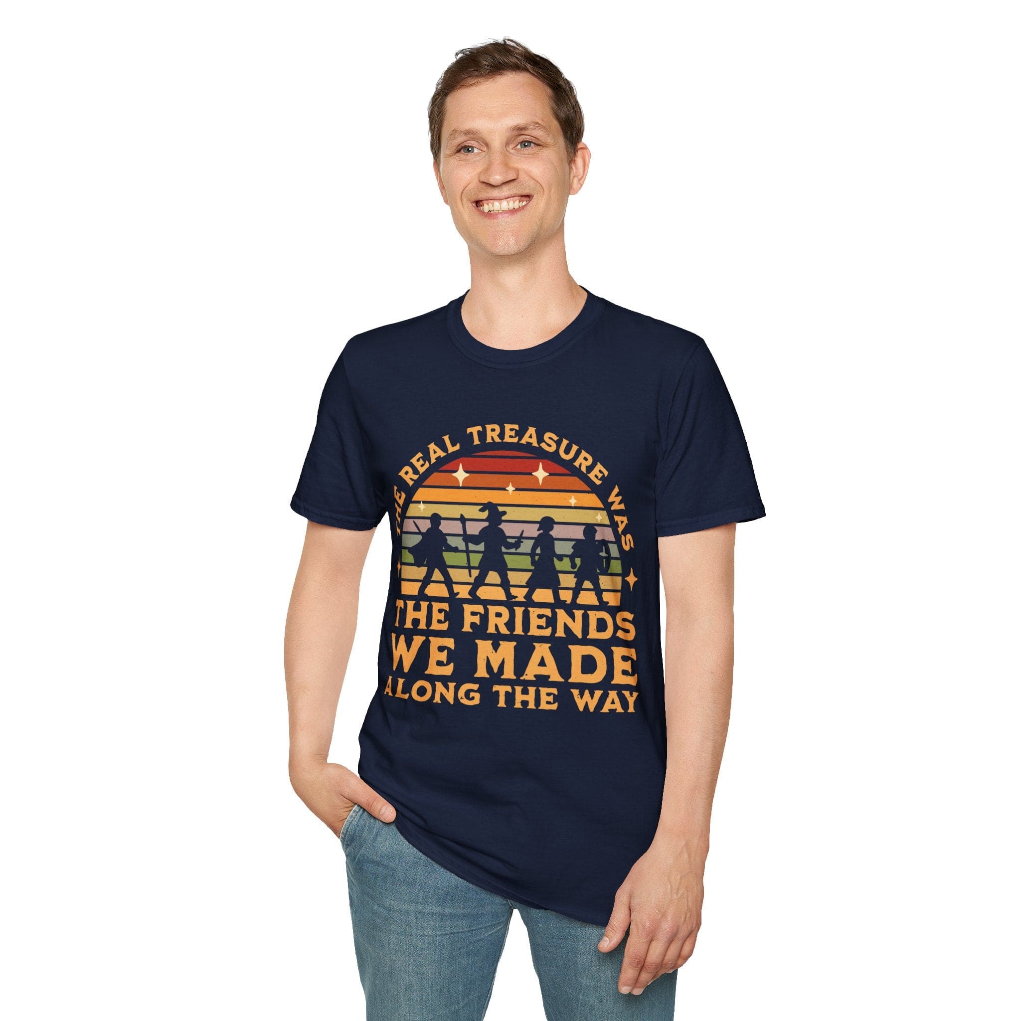 The Real Treasure Was the Friends We Made T-Shirt - Aaria Tees Aaria Tees
