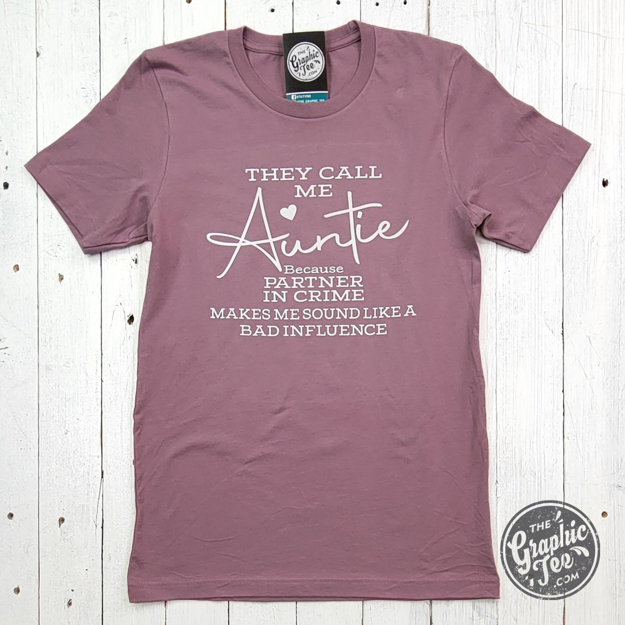 They Call Me Auntie Short Sleeve Tee - Aaria Tees Aaria Tees