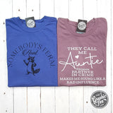 They Call Me Auntie Short Sleeve Tee - Aaria Tees Aaria Tees
