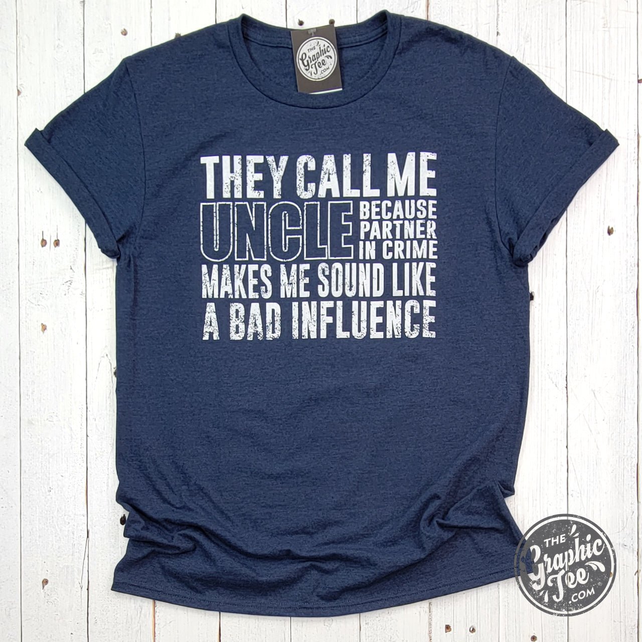 They Call Me Uncle Short Sleeve Tee - Aaria Tees Aaria Tees