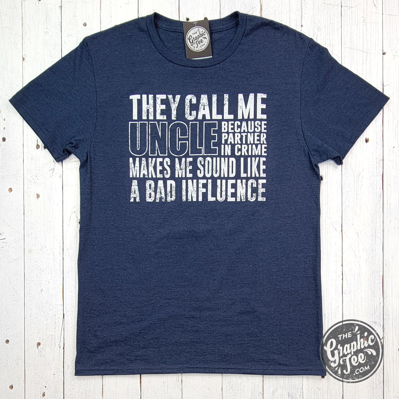They Call Me Uncle Short Sleeve Tee - Aaria Tees Aaria Tees