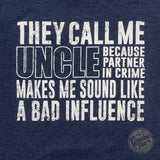 They Call Me Uncle Short Sleeve Tee - Aaria Tees Aaria Tees