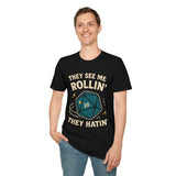 They See Me Rollin' They Hatin' T-Shirt - Aaria Tees Aaria Tees
