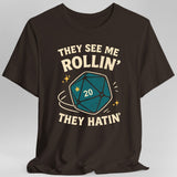 They See Me Rollin' They Hatin' T-Shirt - Aaria Tees Aaria Tees