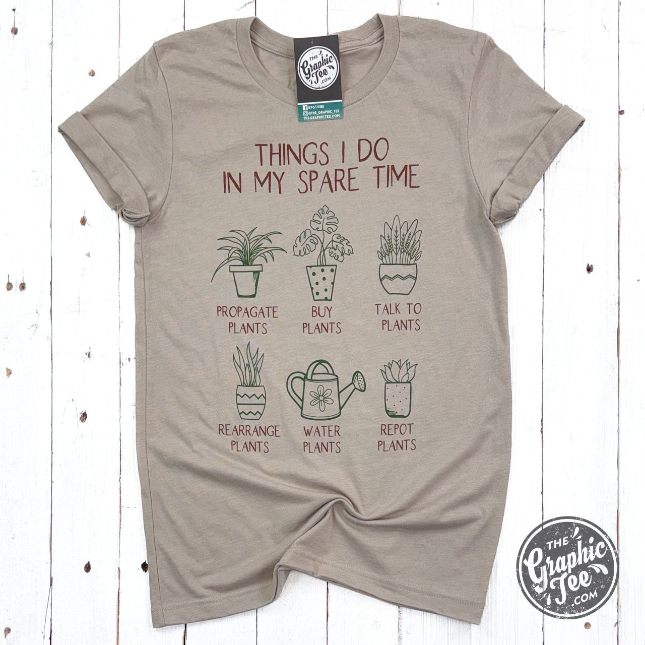 Things I Do In My Spare Time Short Sleeve Tee - Aaria Tees Aaria Tees