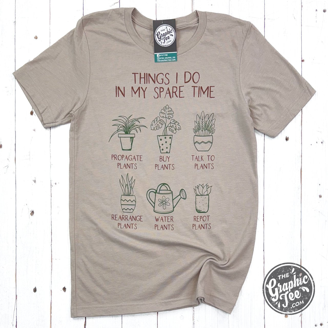 Things I Do In My Spare Time Short Sleeve Tee - Aaria Tees Aaria Tees