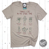 Things I Do In My Spare Time Short Sleeve Tee - Aaria Tees Aaria Tees
