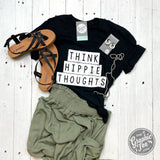 Think Hippie Thoughts - Unisex Tee - Aaria Tees Aaria Tees