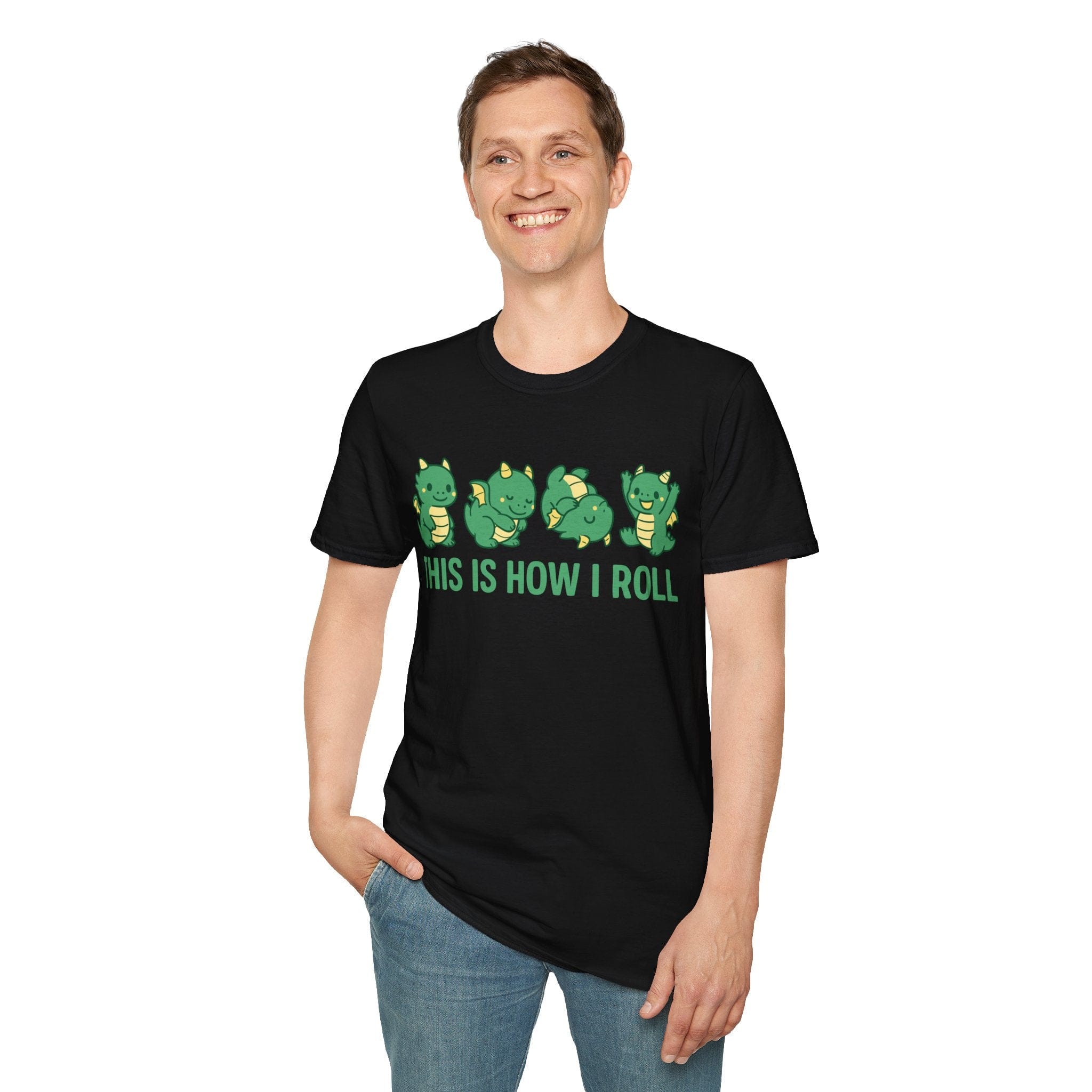 This Is How I Roll Dragon T-Shirt - Aaria Tees Aaria Tees