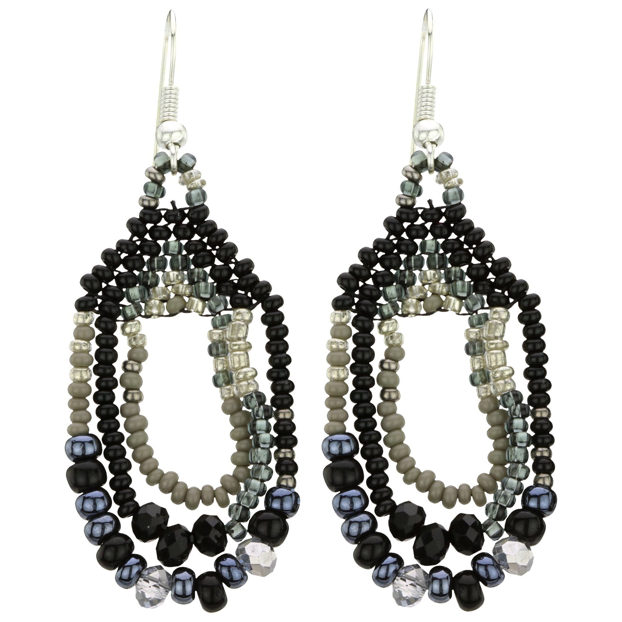 Three Cheers Beaded Earrings - Aaria Tees Aaria Tees