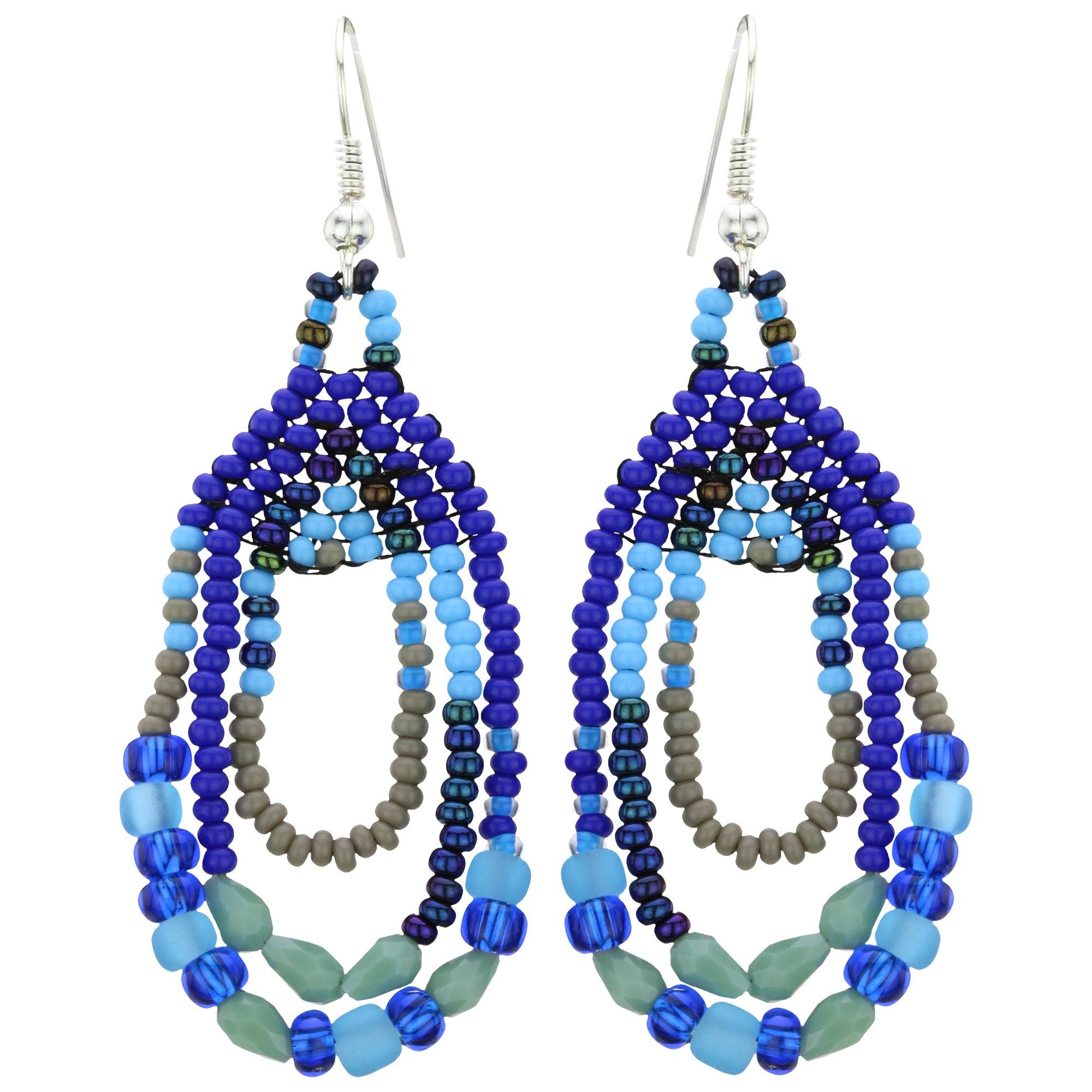 Three Cheers Beaded Earrings - Aaria Tees Aaria Tees