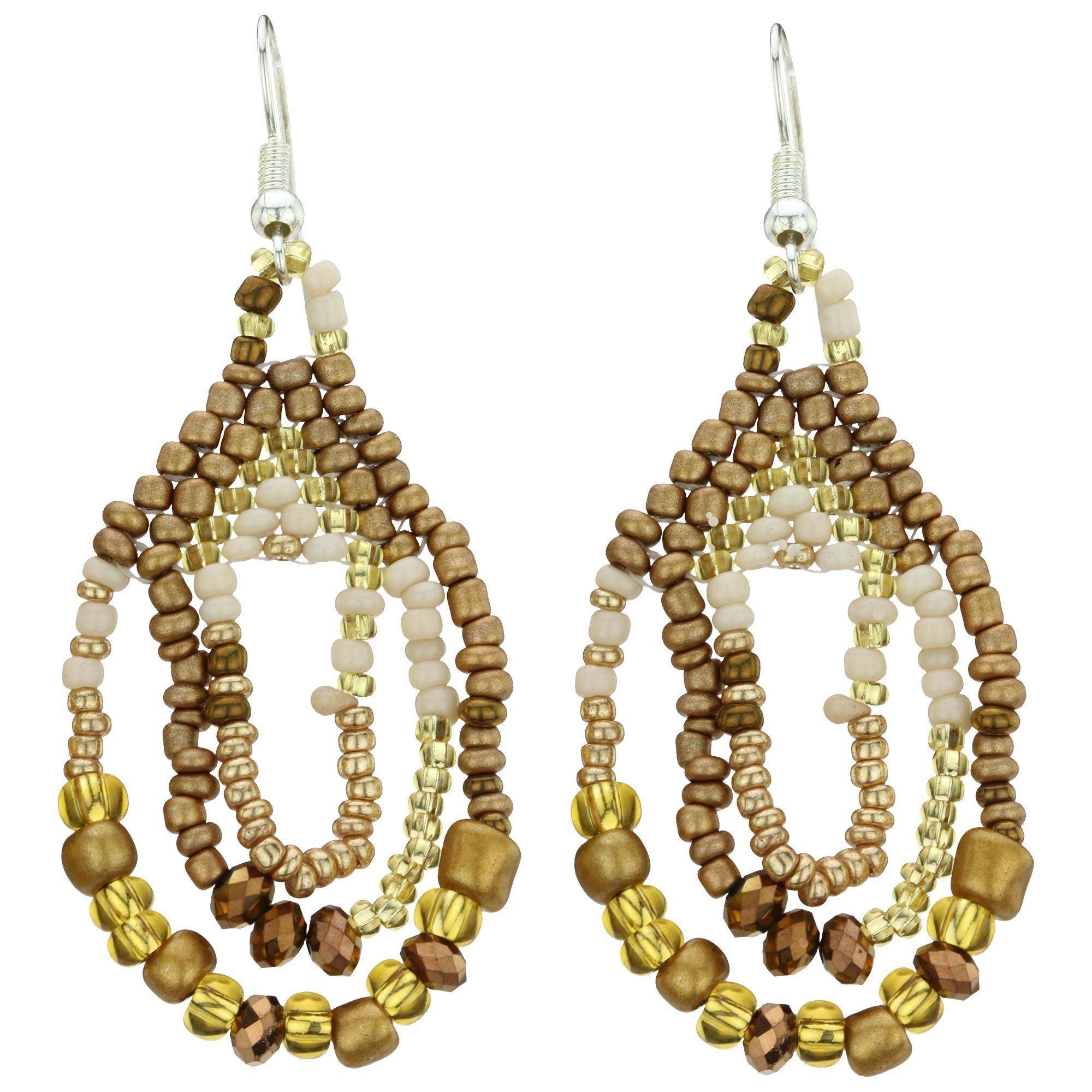 Three Cheers Beaded Earrings - Aaria Tees Aaria Tees