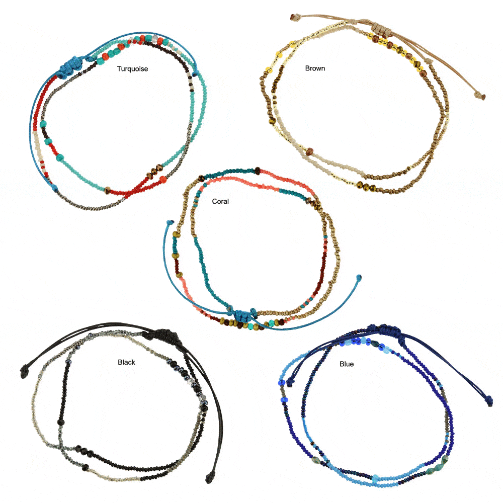 Three Cheers Wrap Bracelet - Aaria Tees Aaria Tees