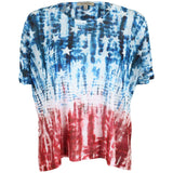 Tie-Dye Patriotic Dolman Top - Aaria Tees Aaria Tees