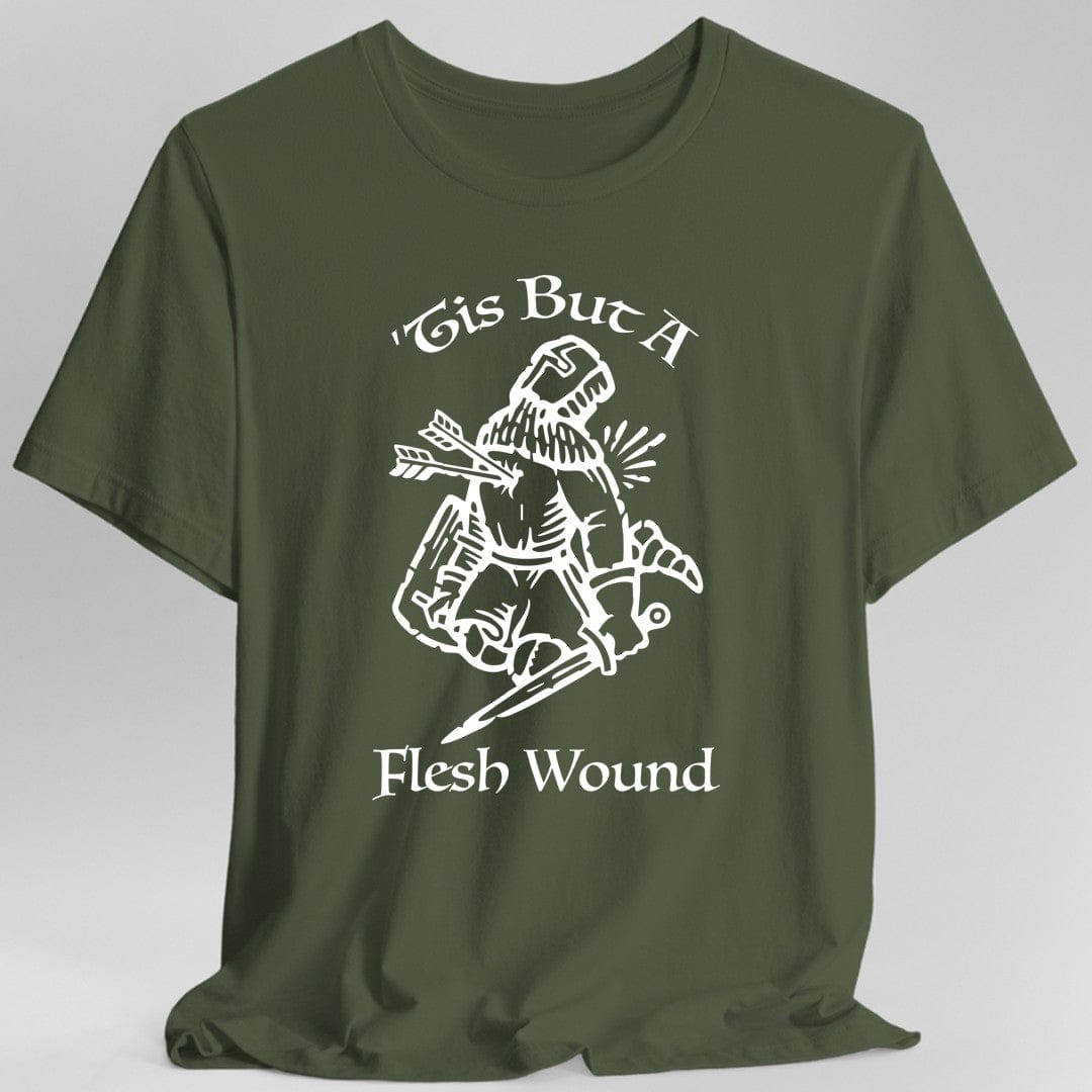’Tis But A Flesh Wound T-Shirt - Aaria Tees Aaria Tees