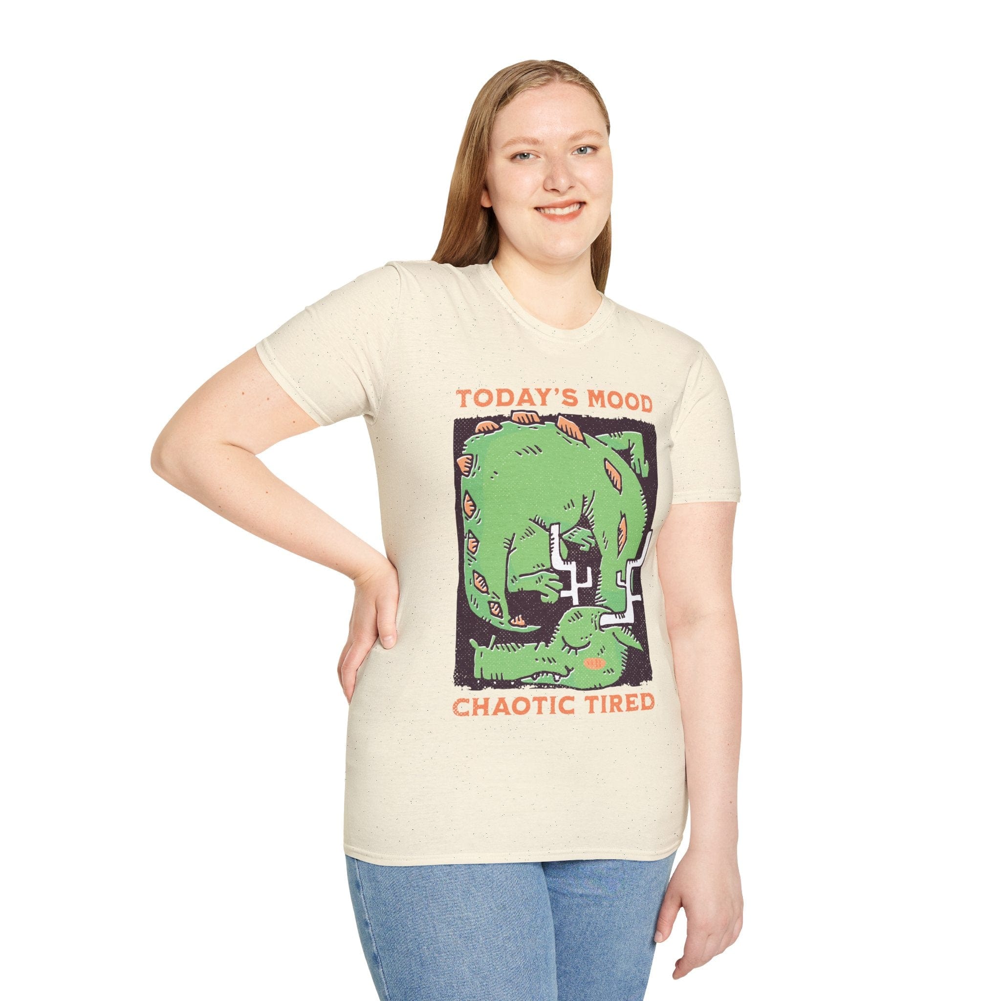 Today's Mood Chaotic Tired T-Shirt - Aaria Tees Aaria Tees