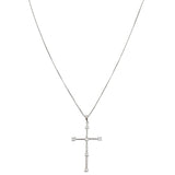Tom'e Cz Cross Necklace Aaria Tees