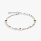 November Birthstone Topaz Curb Chain Bracelet - Aaria Tees Aaria Tees