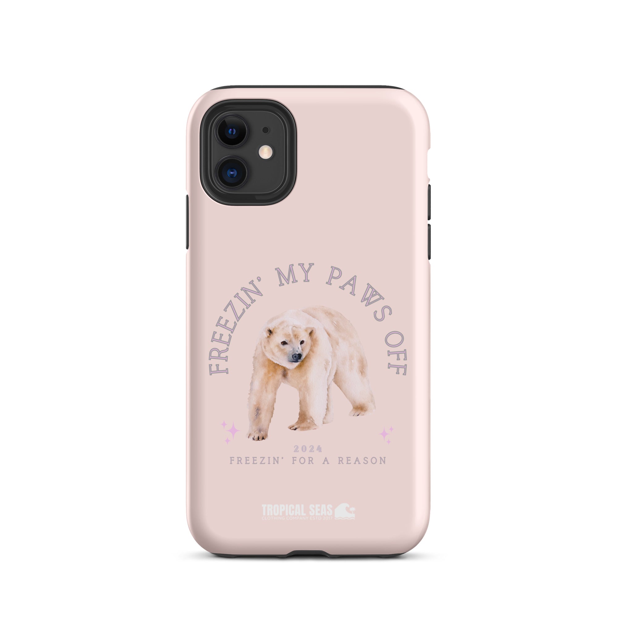 Polar Bear Freeze Tough Case for iPhone® - Aaria Tees Aaria Tees